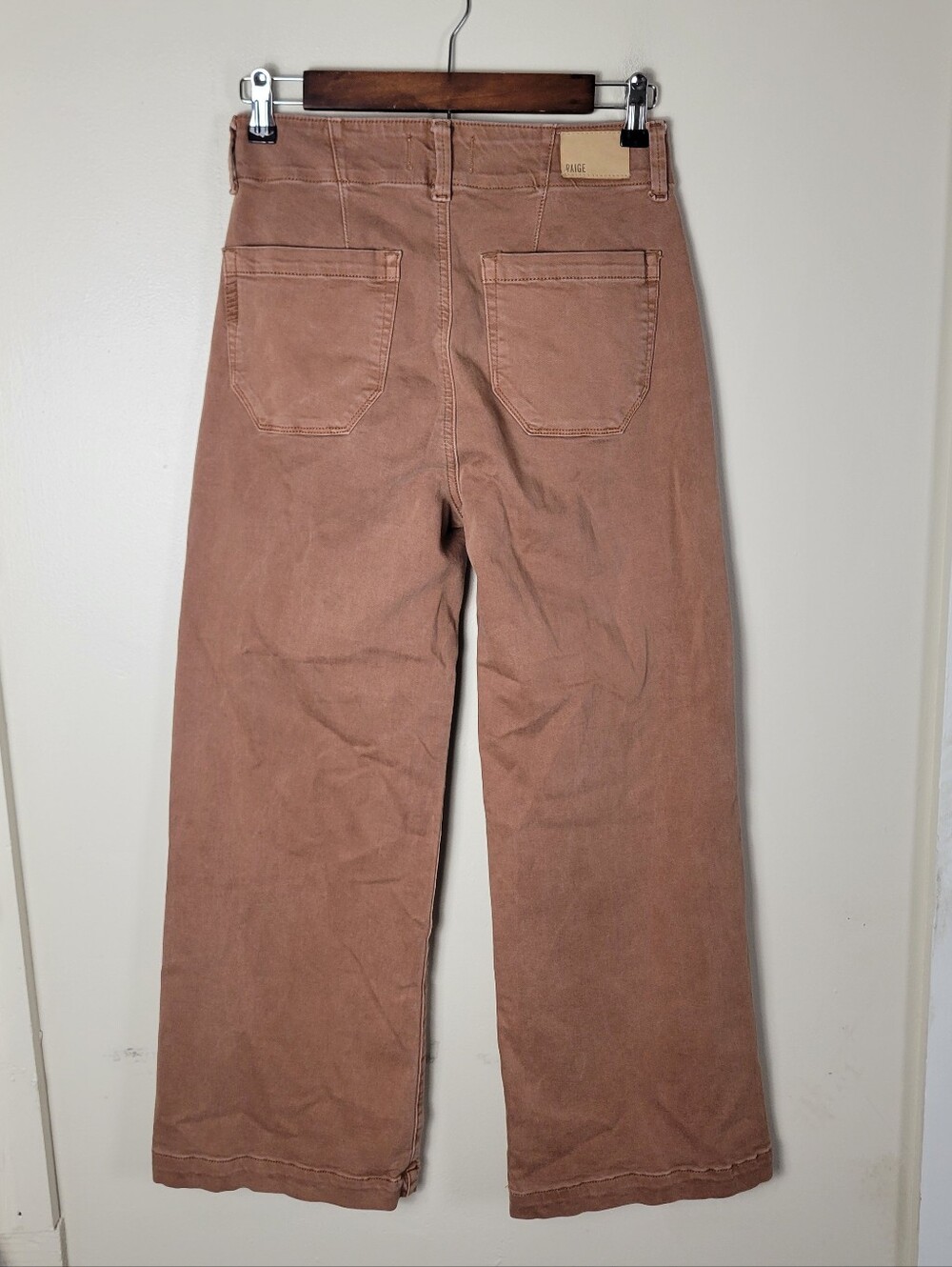 Paige Brooklyn Crop Wide Leg High Waisted Pants - Picture 4 of 7
